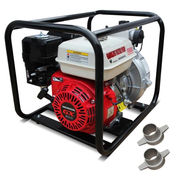 Black Eagle 2" Fire Fighting High Pressure Water Transfer Pump with 6.5HP GX200 Honda Engine
