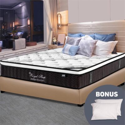 KING Mattress *9 Zone Pocket Spring Mattress Latex Foam EuroTop *Chiro Endorsed