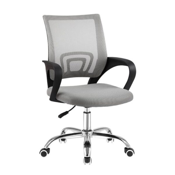 Artiss Mesh Office Chair Mid Back Grey