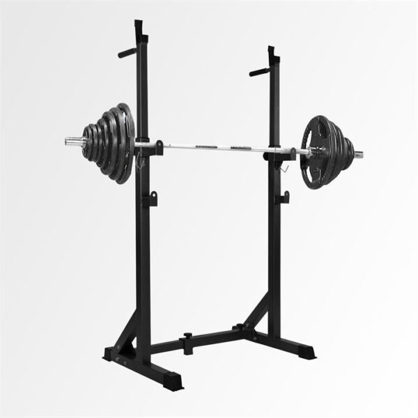 Squat Rack Pair Weight Lifting Home Gym Fitness Exercise Barbell Stand