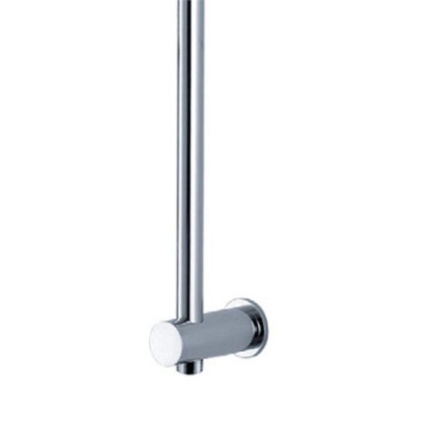 Round Shower Rail with Inlet