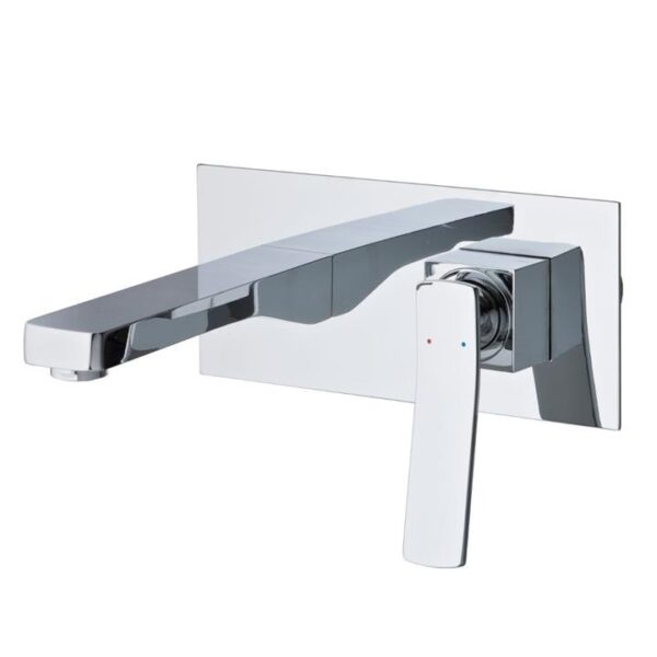 Cortina Wall Mounted Single Lever Mixer with Spout
