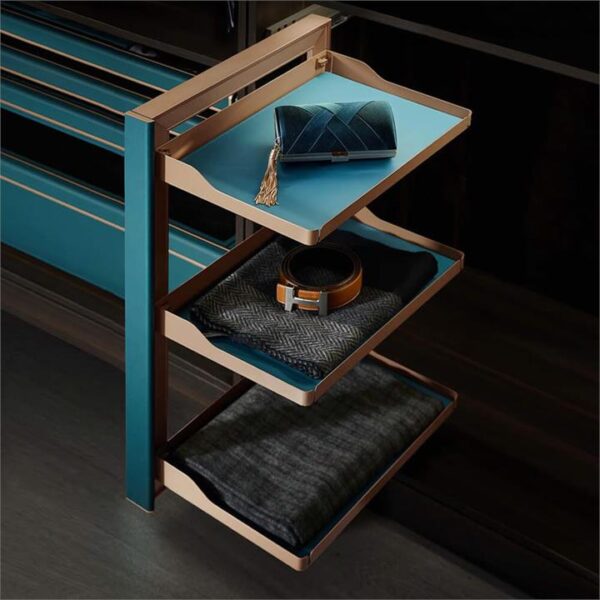 B Series Slide Out Wardrobe Storage Baskets
