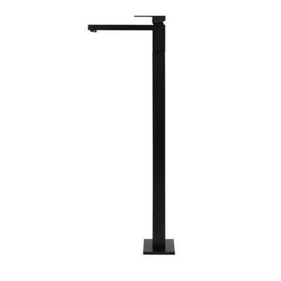Square Brass Floor Standing Bath Mixer and Spout