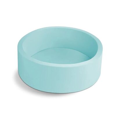 Round Ball Pit Playpen Enclosure – Safe Blue Play Area for Babies and Toddlers, Indoor or Outdoor