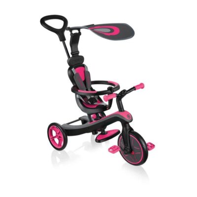 Globber EXPLORER Trike 4in1 - Fuchsia Pink