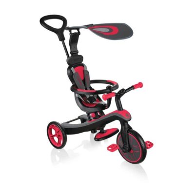 Globber EXPLORER Trike 4in1 - Red
