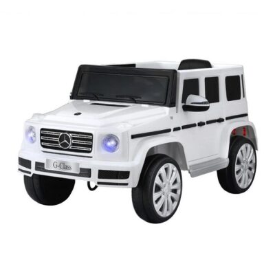 Kids Ride On Car Licensed G500 Electric Toys Horn Remote 12V White