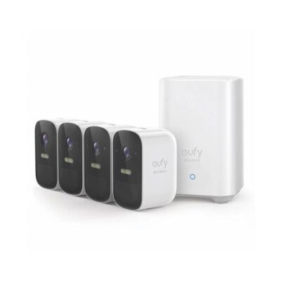 EUFY CAM 2C SECURITY KIT 4 PACK PLUS HOMEBASE UNIT