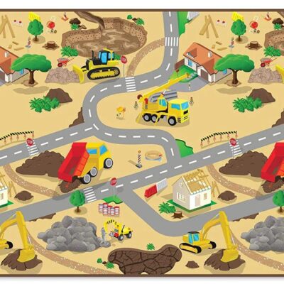 Rollmatz Activity Floor Mat - Construction 648044