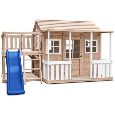 Lifespan Kids Finley Cubby House with 1.8m Slide (Blue)