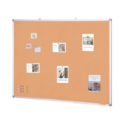 VEVOR 48"x36" Large Cork Board – Wall-Mounted Bulletin Board with Pin Board – Perfect for School, Home, Office