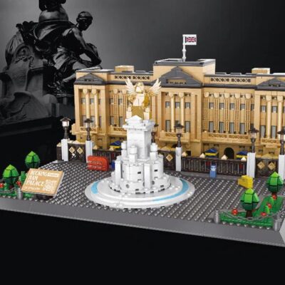 Buckingham Palace Mini Building Blocks Model – Iconic Landmark for Display, Gift & Educational Play (Beige) | Other Architectural Models Available In-