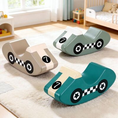 Keezi Kids Climbing Blocks 3Pcs Foam Toddler Playset Soft Indoor Climbing Toy Rocker