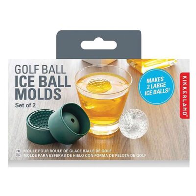 Golf Ball Ice Ball Moulds Set Of 2