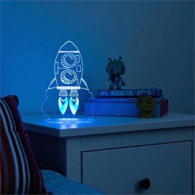 Duski Led Dream Light Rocket