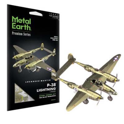 Metal Earth Iconx P-38 Lightning