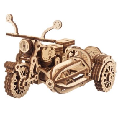 Ugears Hagrid'S Flying Motorbike With Sidecar Model Kit