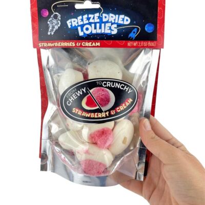 Freeze Dried Candy Strawberries And Cream Pack 60G