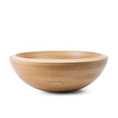 Moku American Red Oak Bathroom Basin - Round - 420Mm