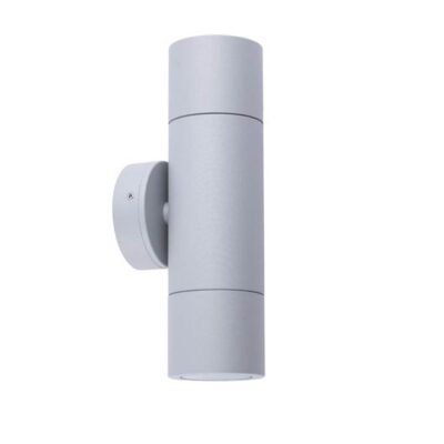 Wall Mounted Up And Down Light - Gu10 - 60Mm Matte Grey