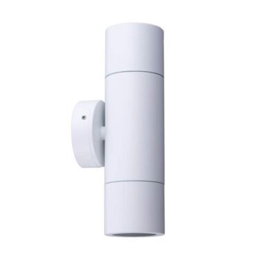 Wall Mounted Up And Down Light - Gu10 - 60Mm Matte White