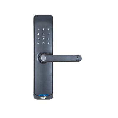 Digital Smart Door Lock - Bluetooth - Fingerprint Recognition - Matte Black