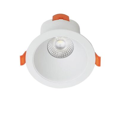 Comet 9W Led Downlight Kit - Tri-Cct Dimmable - 90Mm Matte White