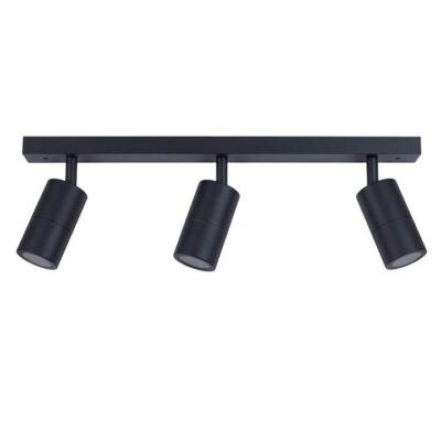 Outdoor Adjustable Bar Spot Light - 3 Heads - Gu10 - Matte Black