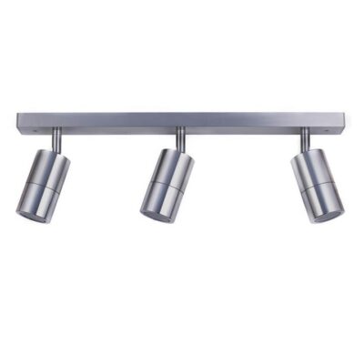 Outdoor Adjustable Bar Spot Light - 3 Heads - Gu10 - Titanium