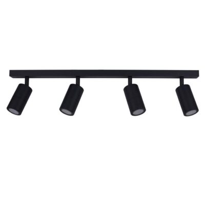 Outdoor Adjustable Bar Spot Light - 4 Heads - Gu10 - Matte Black