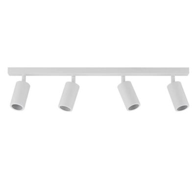 Outdoor Adjustable Bar Spot Light - 4 Heads - Gu10 - Matte White