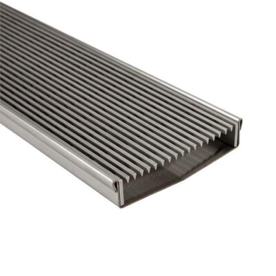 Shower Grate - Wedge Wire / Heel Guard Style - 120Mm - Custom Made To Order