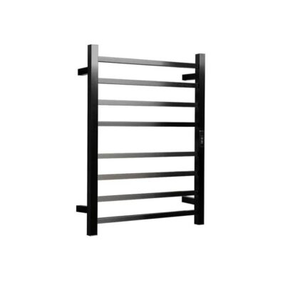 Hotwire Heated Towel Rail - Square Bar (H700Mmxw530Mm) With Timer - Gun Metal
