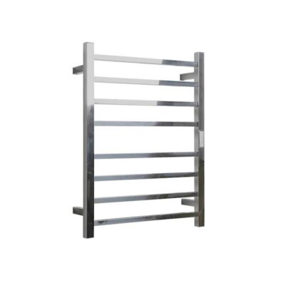 Hotwire Heated Towel Rail - Square Bar (H700Mmxw530Mm) With Timer - Chrome