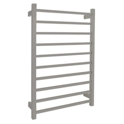 Ezy Fit Heated Towel Rail - Square Tube - Dual Wired - (W600Mm X H920Mm) - Polished Ss