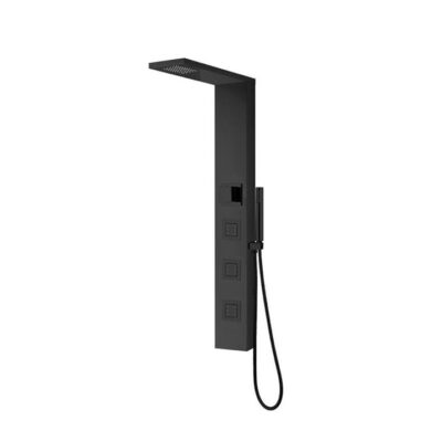 Life Panel Shower Tower – Rain Head With Nanojet And Hand Shower Matte Black Crazy Deals Online Life Panel Shower Tower - Rain Head With Nanojet And Hand Shower Matte Black
