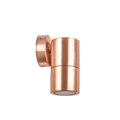 Outdoor Wall Mounted Down Light - 240V Gu10 - 60Mm Copper