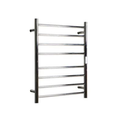 Hotwire Heated Towel Rail - Round Bar (H700Mmxw530Mm) With Timer - Chrome