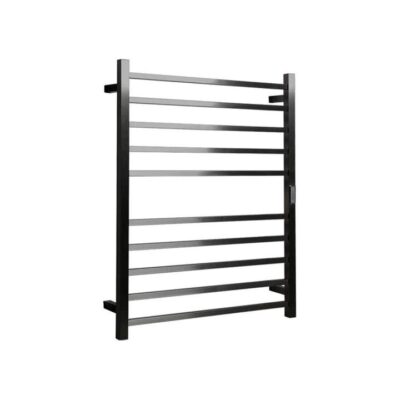 Hotwire Heated Towel Rail - Square Bar (H900Mmxw700Mm) With Timer - Gun Metal
