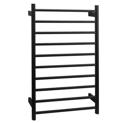 Ezy Fit Heated Towel Rail – Round Tube – Dual Wired – (W600Mm X H920Mm) – Matte Black Crazy Deals Online Ezy Fit Heated Towel Rail - Round Tube - Dual Wired - (W600Mm X H920Mm) - Matte Black