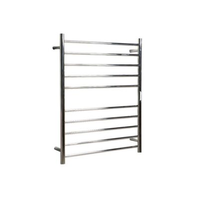 Hotwire Heated Towel Rail - Round Bar (H900Mmxw700Mm) With Timer - Chrome