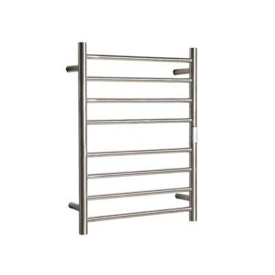 Hotwire Heated Towel Rail – Round Bar (H700Mmxw530Mm) With Timer – Brushed Nickel Crazy Deals Online Hotwire Heated Towel Rail - Round Bar (H700Mmxw530Mm) With Timer - Brushed Nickel