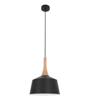 Nordic Interior Dome Pendant Light - Matte Black - 270Mm