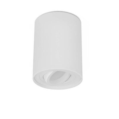 Surface Mounted Downlight - Gu10 - Gimbal Round - Matte White
