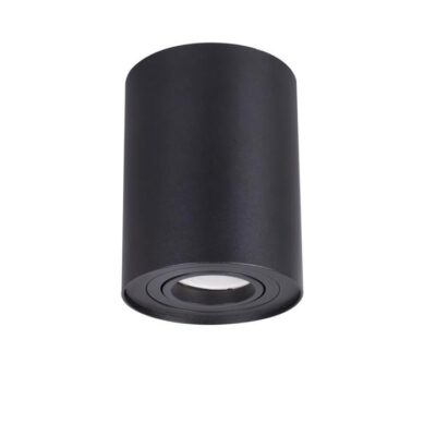Surface Mounted Downlight - Gu10 - Gimbal Round - Matte Black