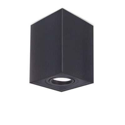 Surface Mounted Downlight - Gu10 - Gimbal Square - Matte Black