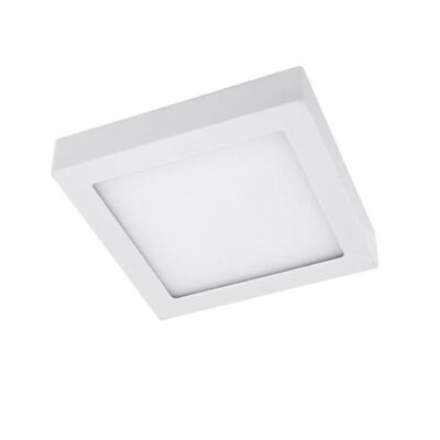 Led 18W Surface Mounted Oyster Light - Tri-Cct Dimmable - Square