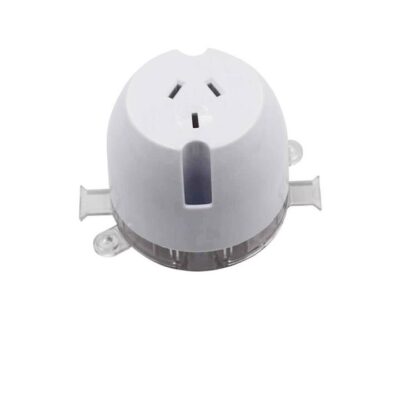 3-Pin 10A 240V Rear Connecting Single Surface Socket - Box Of 10