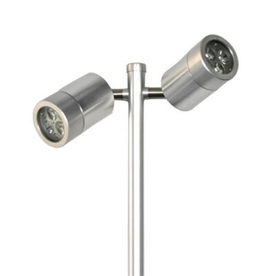 Garden Double Spiked Pole Light - 12V Mr16 - 316 Stainless Steel